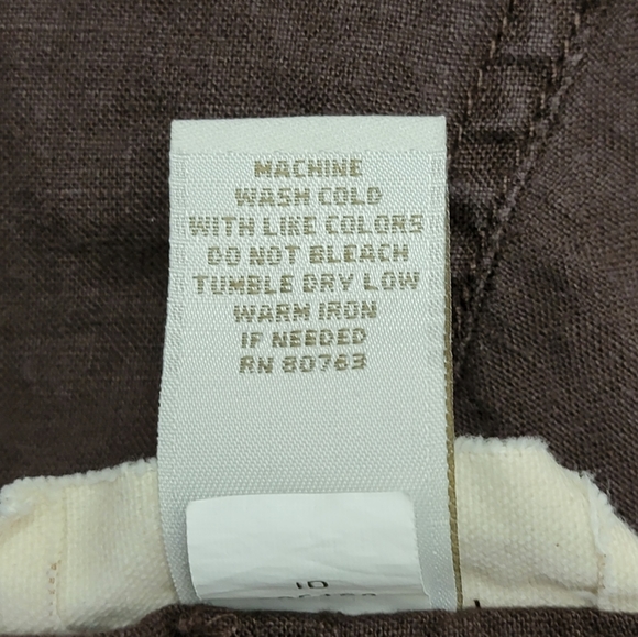 London Jean Chino 100% linen pants size XS - Picture 6 of 6